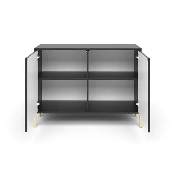 Virmani Byrå 104 cm - Svart - Förvaring - Förvaringsmöbler - Byrå