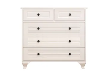 Vornrel Byrå 90 cm - Matt Vit - Förvaring - Förvaringsmöbler - Byrå