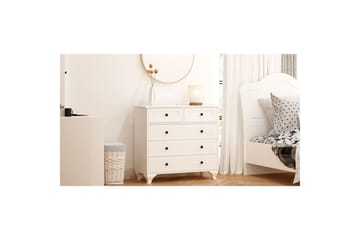 Vornrel Byrå 90 cm - Matt Vit - Förvaring - Förvaringsmöbler - Byrå