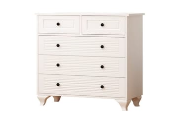 Vornrel Byrå 90 cm - Matt Vit - Förvaring - Förvaringsmöbler - Byrå