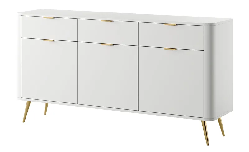 Walia Byrå 163 cm - Vit - Förvaring - Förvaringsmöbler - Byrå