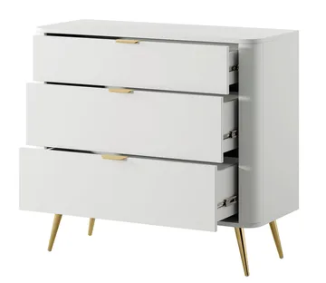 Walia Byrå 93 cm - Vit - Förvaring - Förvaringsmöbler - Byrå