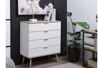 Walpi Byrå 79 cm - Vit - Förvaring - Förvaringsmöbler - Byrå