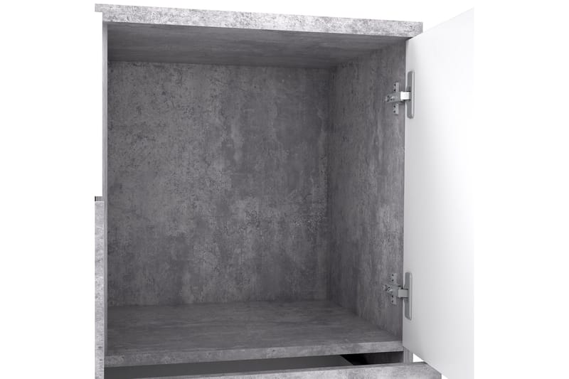 Waunifor Byrå 125 cm - Vit/Grå - Förvaring - Förvaringsmöbler - Byrå