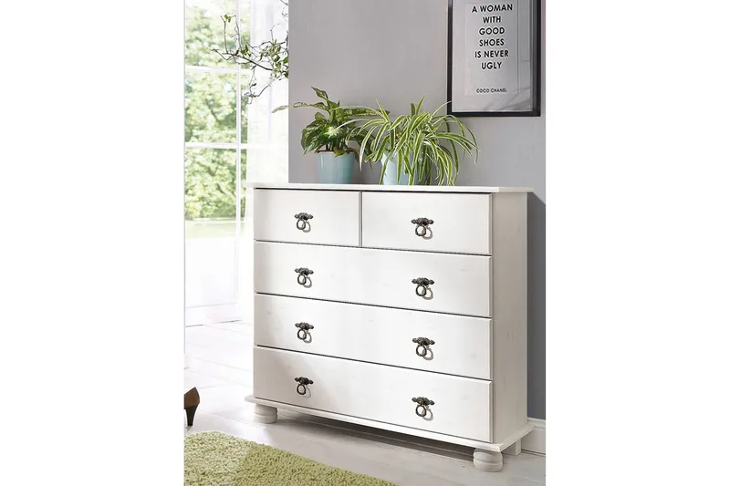 Welton Byrå 82 cm - Vit - Förvaring - Förvaringsmöbler - Byrå