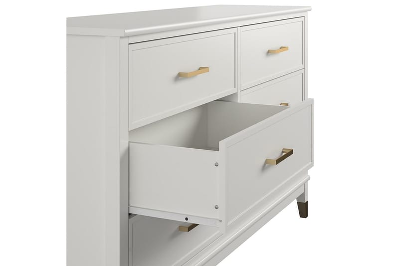 Westerleigh Byrå 144x41 cm Vit - CosmoLiving - Förvaring - Förvaringsmöbler - Byrå