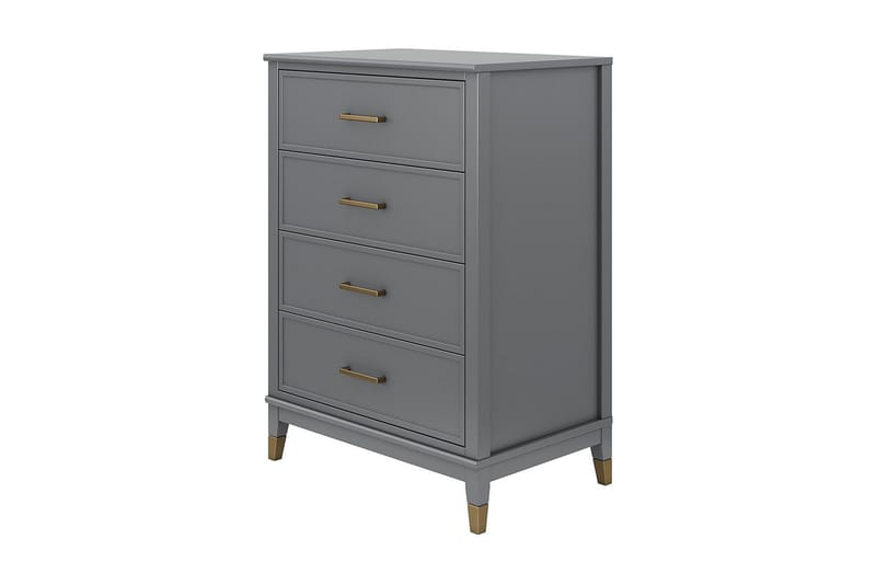 Westerleigh Byrå 76x50 cm Grafitgrå - CosmoLiving - Förvaring - Förvaringsmöbler - Byrå