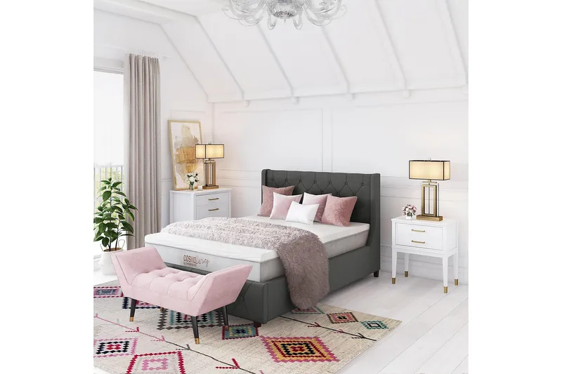 Westerleigh Byrå 76x50 cm Vit - CosmoLiving - Förvaring - Förvaringsmöbler - Byrå