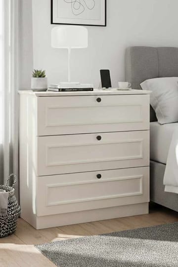 Wonthaggi Byrå 78 cm - Vit - Förvaring - Förvaringsmöbler - Byrå