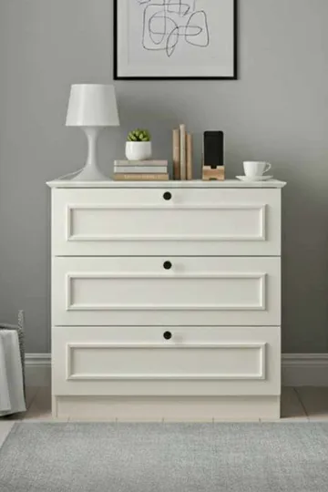 Wonthaggi Byrå 78 cm - Vit - Förvaring - Förvaringsmöbler - Byrå