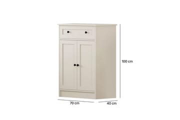 Zavira Byrå 70 cm - Matt Vit - Förvaring - Förvaringsmöbler - Byrå