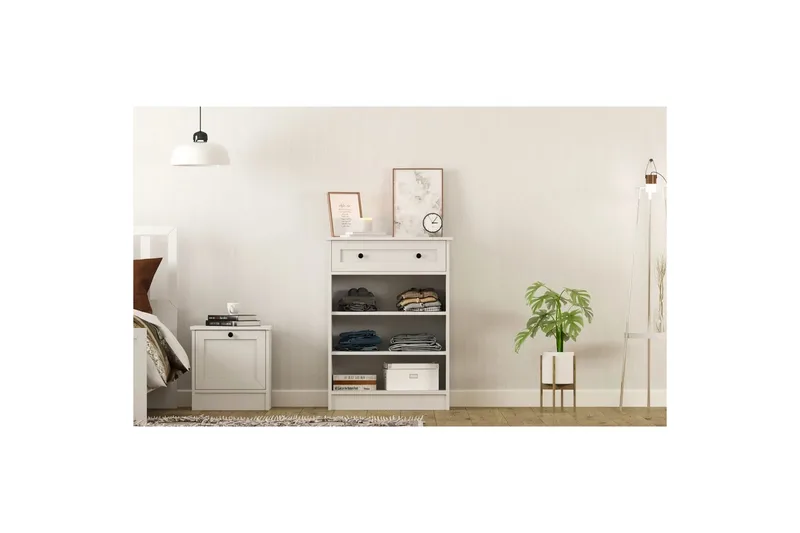 Zavira Byrå 70 cm - Matt Vit - Förvaring - Förvaringsmöbler - Byrå