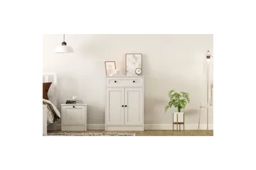 Zavira Byrå 70 cm - Matt Vit - Förvaring - Förvaringsmöbler - Byrå