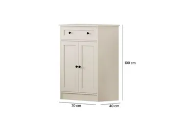 Zavira Byrå 70 cm - Matt Vit - Förvaring - Förvaringsmöbler - Byrå