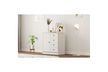 Zavira Byrå 87 cm - Matt Vit - Förvaring - Förvaringsmöbler - Byrå