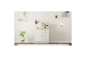 Zavira Byrå 87 cm - Matt Vit - Förvaring - Förvaringsmöbler - Byrå