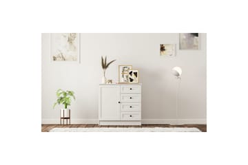 Zavira Byrå 87 cm - Matt Vit - Förvaring - Förvaringsmöbler - Byrå