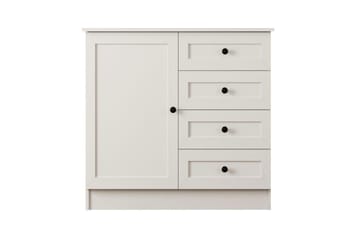 Zavira Byrå 87 cm - Matt Vit - Förvaring - Förvaringsmöbler - Byrå