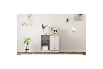 Zavira Byrå 87 cm - Matt Vit - Förvaring - Förvaringsmöbler - Byrå