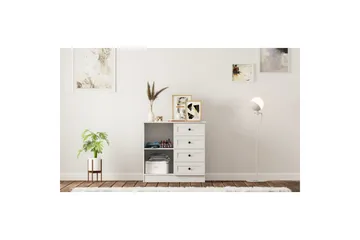 Zavira Byrå 87 cm - Matt Vit - Förvaring - Förvaringsmöbler - Byrå