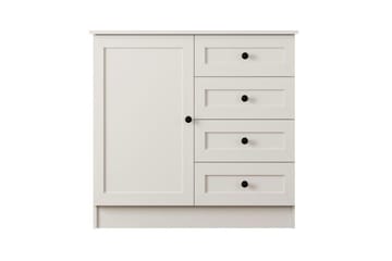 Zavira Byrå 87 cm - Matt Vit - Förvaring - Förvaringsmöbler - Byrå