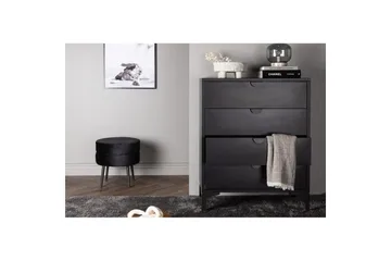 Byrå Piring - Svart, 40x78x98 - Förvaring - Förvaringsmöbler - Byrå