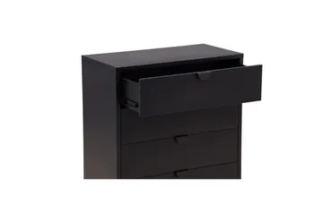 Byrå Piring - Svart, 40x78x98 - Förvaring - Förvaringsmöbler - Byrå