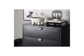 Byrå Piring - Svart, 40x78x98 - Förvaring - Förvaringsmöbler - Byrå