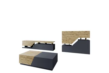 Ceelias Möbelset För Vardagsrum - Antracit - Förvaring - Förvaringsmöbler - Möbelset för vardagsrum