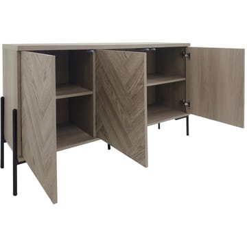 Charlene Skänk 130x75 cm - Naturfärgad fiskbensek / naturek - Förvaring - Förvaringsmöbler - Sideboard & skänk