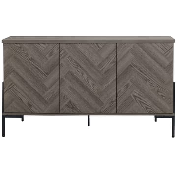 Charlene Skänk 130x75 cm - Vit fiskbensek / vit ek - Förvaring - Förvaringsmöbler - Sideboard & skänk