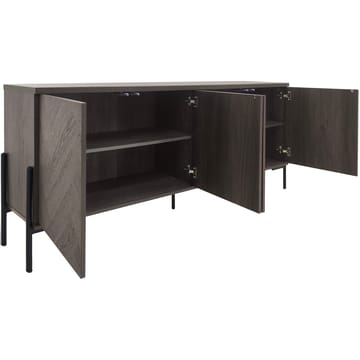 Charlene Skänk 175x75 cm - Vit fiskbensek / vit ek - Förvaring - Förvaringsmöbler - Sideboard & skänk