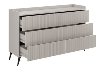 Chiku Möbelset För Vardagsrum - Beige - Förvaring - Förvaringsmöbler - Möbelset för vardagsrum