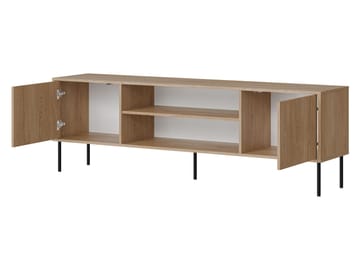 Claven Möbelset vardagsrum - Tv-bänk och vitrinskåp - beige - Förvaring - Förvaringsmöbler - Möbelset för vardagsrum