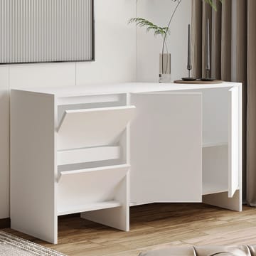 Crala Konsol 130x81,8x44 cm - Vit - Förvaring - Förvaringsmöbler - Sideboard & skänk