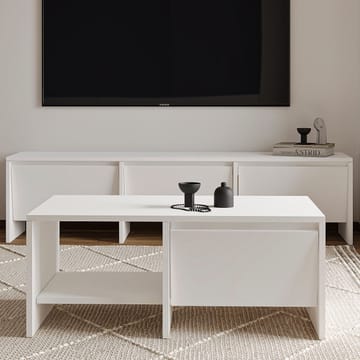 Crala Vardagsrumsmöbelset 160x40x35 cm - Vit - Förvaring - Förvaringsmöbler - Möbelset för vardagsrum