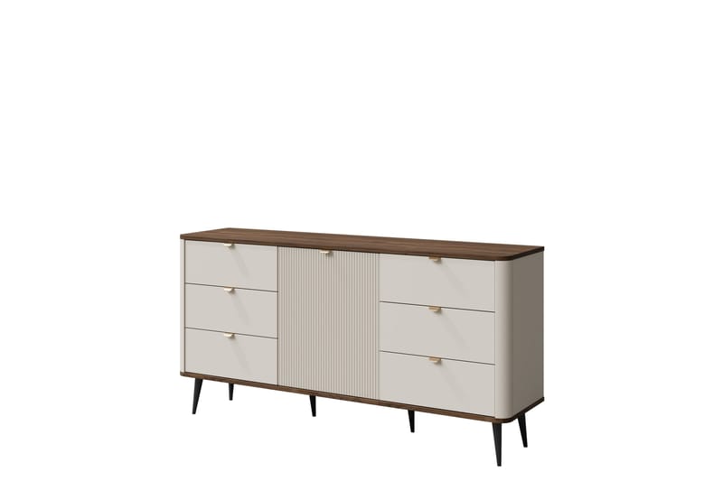 Cucina Skänk 160x40 cm - Beige/Brun - Förvaring - Förvaringsmöbler - Sideboard & skänk
