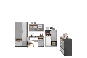 Dekona Möbelset För Vardagsrum - Beige - Förvaring - Förvaringsmöbler - Möbelset för vardagsrum