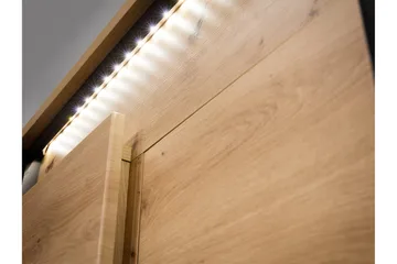 Dorana Möbelset För Vardagsrum - Brun/Svart - Förvaring - Förvaringsmöbler - Möbelset för vardagsrum