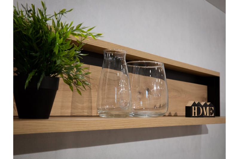 Dorana Möbelset För Vardagsrum - Brun/Svart - Förvaring - Förvaringsmöbler - Möbelset för vardagsrum