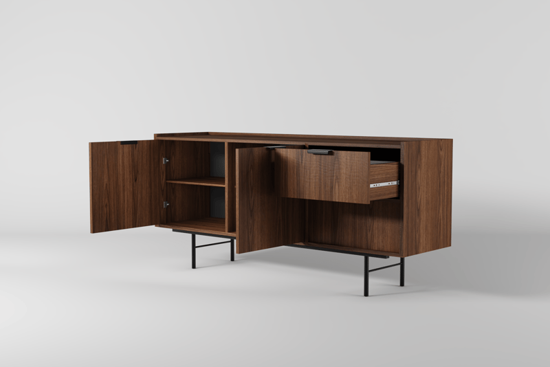Dravo Skänk 68x150 cm - Warmia valnöt - Förvaring - Förvaringsmöbler - Sideboard & skänk