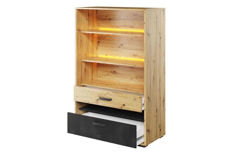 Drifts Möbelset För Vardagsrum - Grå - Förvaring - Förvaringsmöbler - Möbelset för vardagsrum