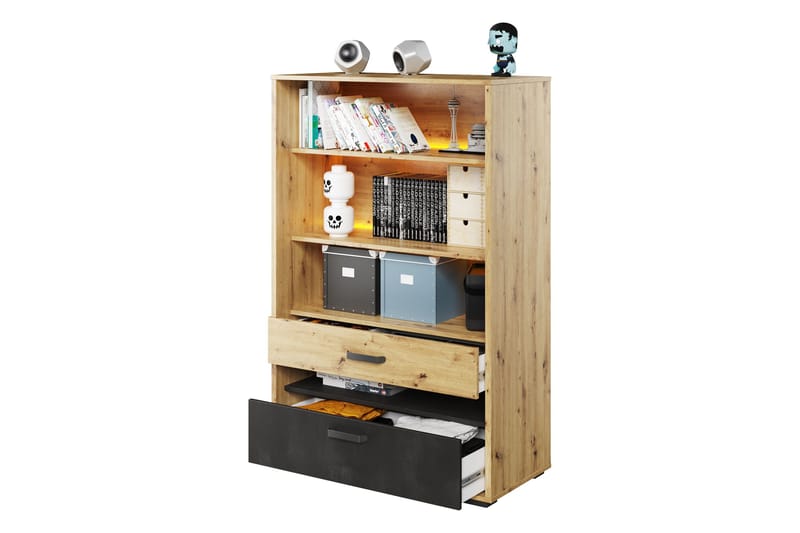 Drifts Möbelset För Vardagsrum - Grå - Förvaring - Förvaringsmöbler - Möbelset för vardagsrum