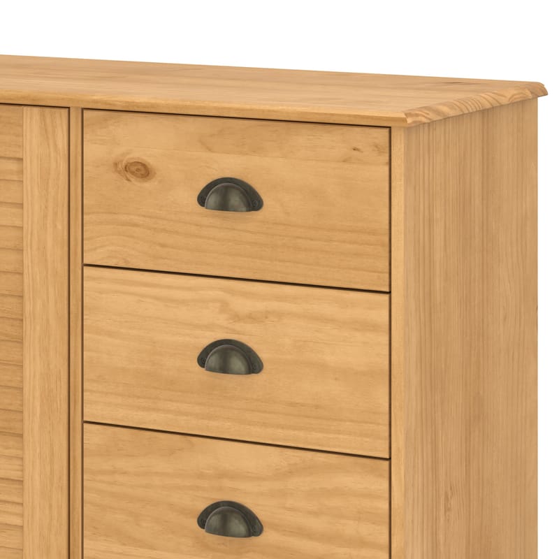 Edith Skänk 125x80 cm i Furu - Brun - Förvaring - Förvaringsmöbler - Sideboard & skänk