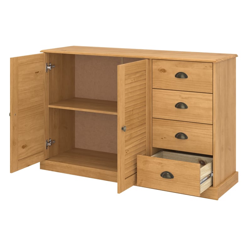 Edith Skänk 125x80 cm i Furu - Brun - Förvaring - Förvaringsmöbler - Sideboard & skänk