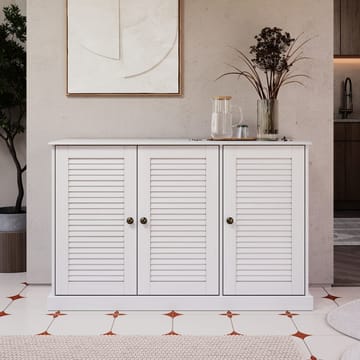 Edith Skänk 125x80 cm - Vit - Förvaring - Förvaringsmöbler - Sideboard & skänk