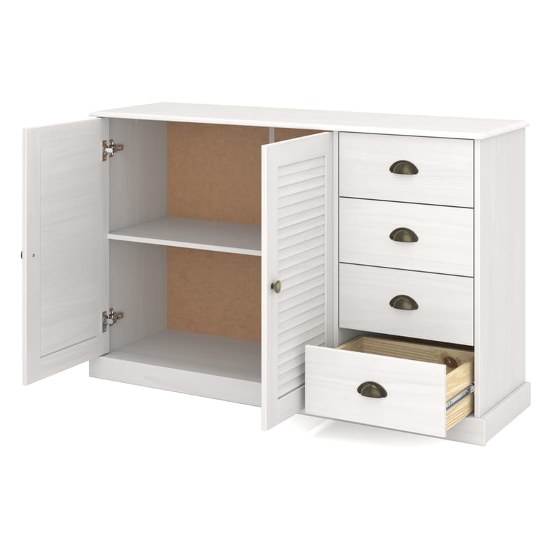 Edith Skänk 125x80 cm - Vit - Förvaring - Förvaringsmöbler - Sideboard & skänk