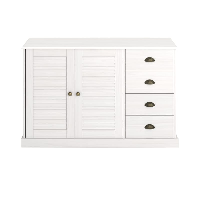 Edith Skänk 125x80 cm - Vit - Förvaring - Förvaringsmöbler - Sideboard & skänk