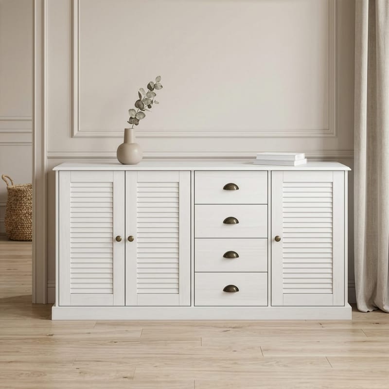 Edith Skänk 166x80 cm - Vit - Förvaring - Förvaringsmöbler - Sideboard & skänk