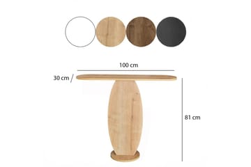 Ellittica Hörnbyrå 100 cm - Brun - Förvaring - Förvaringsmöbler - Byrå